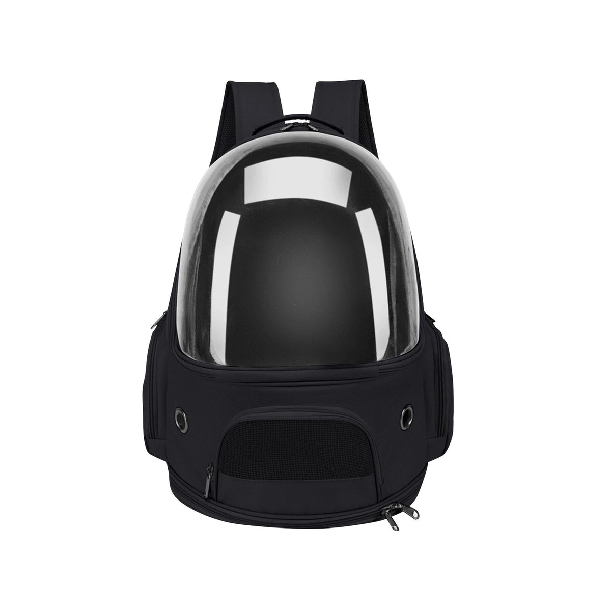 Maxbell Dog Carriers Adjustable Strap Carrying Bags Backpack for Walking Puppy Cat Black