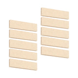 Maxbell 10x Exercise Bike Brake Pads Replacement Part Equipment Wool Felt for Gym Beige