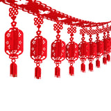 Maxbell Chinese New Year Banner Garland Pendants for Holidays Bedroom Indoor Outdoor Style A