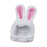 Maxbell rabbit Hat Headband Party Costume Accessory Headwear for Small Dogs White