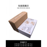 Maxbell Modern Couple Deer Statue Figurine Sculpture for Living Room Home Ornament White