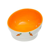 Maxbell Non Slip Rabbit Feeder Bowl Feeding Basin for Hedgehog Gerbils Puppy Kitten 8.5cmx6.5cm