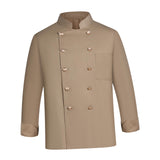 Maxbell Mens Chef Uniform Breathable Chef Jacket for Catering Restaurant Cooking L