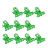 Maxbell 10X Reusable Acrylic Nail Polish Remover Clips Nail Art Soak Off Clip Green