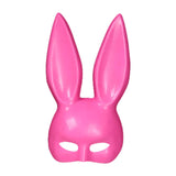 Maxbell Rabbit Ears Mask Women's Bunny Costume Masks Funny for Masquerade Theaters Pink