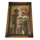 Max Maxb Pastoral Style Garden Series Wood Craft Wall Hanging Key Box Key Receiving H