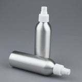 Maxbell 2Pieces Reusable Aluminum Empty Pump BottleS for Bathroom Travel hotel White