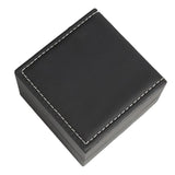 Max Black Watch Box PU Leather Wrist Watch Organizer Jewelry Display Case Small