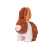 Maxbell Electric Bunny Toys Hopping Jumping Walking for Kids Toy Party Favor Easter Brown White