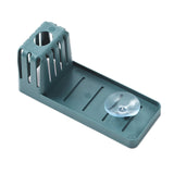 Maxbell Multipurpose Sponge Sink Holder Caddy for Counter Kitchen Sink Bathroom Dark Blue