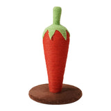 Maxbell Scratcher Pad Platform Carrot Decorative Cat Scratching Post for Playing