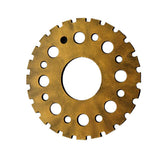 Max Retro Wooden Steampunk Gear Home Bar Cafe Wall Hanging Decor Gold #4 24cm