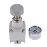 Max Precision Pneumatic Regulator Relief Valve with Pressure Gauge 0.01~0.2Mpa