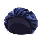 Maxbell Elastic Chemotherapy Cap Cancer Quick Dry Headwear Sweat Wicking Headcloth navy blue