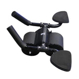 Maxbell Elbow Support Ab Rollers Wheel Home Gym Ab Machine Training Abdominal Muscle Black