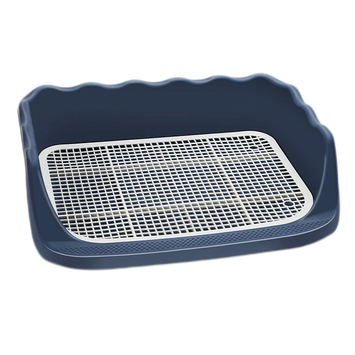 Maxbell Dog Toilet Litter Pan Training with Protection Wall Every Side No Blue