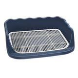 Maxbell Dog Toilet Litter Pan Training with Protection Wall Every Side No Blue