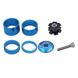 Maxbell Bikes Headset Spacers Front Fork Washers for Stem 1-1/8" Blue