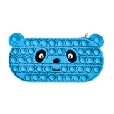 Maxbell Bubble Pencil Box with Zipper Storage for School Supplies office Blue