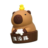 Maxbell Capybara Statue Collectible Crafts Animal Figure for Festival Auto Bookshelf Style D