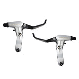 Maxbell 1 Pair Bicycle Brake Levers Aluminum Alloy for Road Bike Brake Handle Parts Silver