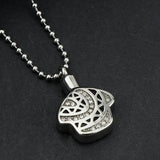 Maxbell Urn Ashes Locket Necklace Cremation Pendants Always in My Heart Jewelry  3