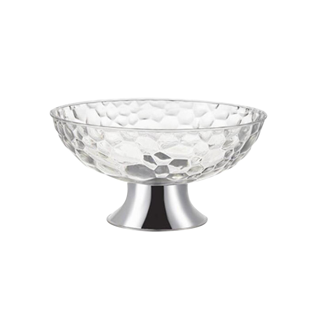 Maxbell Dessert Serving Bowl Tray Snacks Fruit Basket Bowl for Breads Snacks Home White