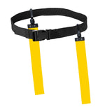 Maxbell Football Waist Belt Ribbon Adjustable for Outdoor Accessories Equipment yellow