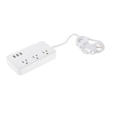 Maxbell Multi Outlets Surge Protector Power Strip ,3 USB Charging Ports,Flat Plug