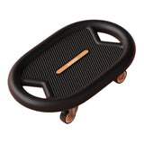 Maxbell Waist Twisting Disc Practical Mute Adults Balance Board for Workout Black