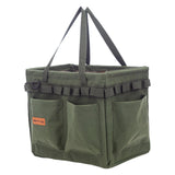 Maxbell Portable Oxford Multi Pockets Garden Tool Storage Tote Bag for Outdoor Green