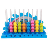 Maxbell 9 Rods 10 Beads Arch Abacus Arithmetic Math Number Counting Toy Blue