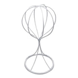 Maxbell Balloon Shape Tabletop Decorative Metal Wig Hat Caps Holder Display Stand 32cm