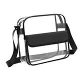 Maxbell Clear Bag Tote Women Men Shoulder Bag Purse for Sports Events Beach Concert