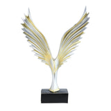 Max Resin Sculpture Eagle Model Figurine Home Office Tabletop Ornament