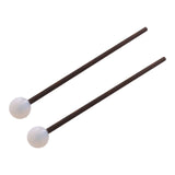 Maxbell 2Pcs Drumsticks Replace Part Accessory Xylophone Mallet for Beginners Gifts White