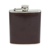 Max Drinks Whiskey Alcohol Stainless Steel Pocket Hip Flask 12.2x9cmx2.1cm-7oz