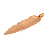 Maxbell Japanese Bamboo Incense Sticks Holder Durable Leaf Statue for Table Office