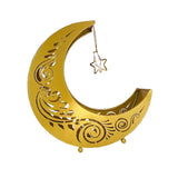 Maxbell Moon Eid Mubarak Serving Tray Snack Dessert Pastry Dishes for Ornament Style A