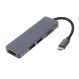 Max Maxb 5 in 1 Usb 3.1 Port 4K HDMI 1080P Hub Type-C Charger 10Gbps Fits for Macbook
