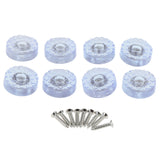 Max 8pcs Wood Furniture Feet Pads Table Chair Leg Riser Floor Protector 30mm Round Adhesive