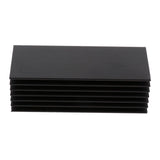 Max NVMe M.2 SSD Aluminum Heatsink Cooling Kit w/ Silicone Thermal Pad - Black