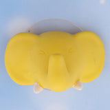 Max Cute Cartoon Animal Shape Toothbrush Holder Towel Rail Hooks Yellow Elephant - Aladdin Shoppers