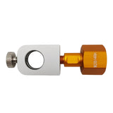 Maxbell CO2 Cylinder Refill Adapter Bottle Connector Pressure Gauge for Maker style G