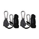 Max 1 Pair Rope Ratchet Yoyo Grow Light Filter Hanger Reflector Indoor Growing