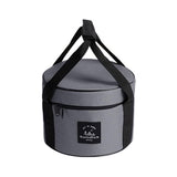 Maxbell Large Capacity Camping Bag Portable Wear Resistant Outdoor for Garden Garage Hiking Gray Medium