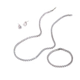 Maxbell Necklace Earrings Bracelet Gifts Charms Elegant for Costume Mother Lady