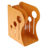 Max Adjustable Metal Bookends Office Non-slip Book Holder Yellow L