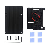 Max Dual Fan Cooler Fan Heatsink with Metal Case for Raspberry Pi 3B+/3B/2B+/2B