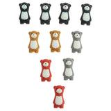 Max 10pcs/Pack Attractive Cartoon Bear Animals Pencil Erasers for Kid Multicolor - Aladdin Shoppers